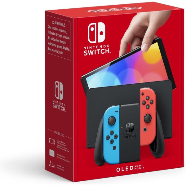 Nintendo switch OLED - blauw/rood